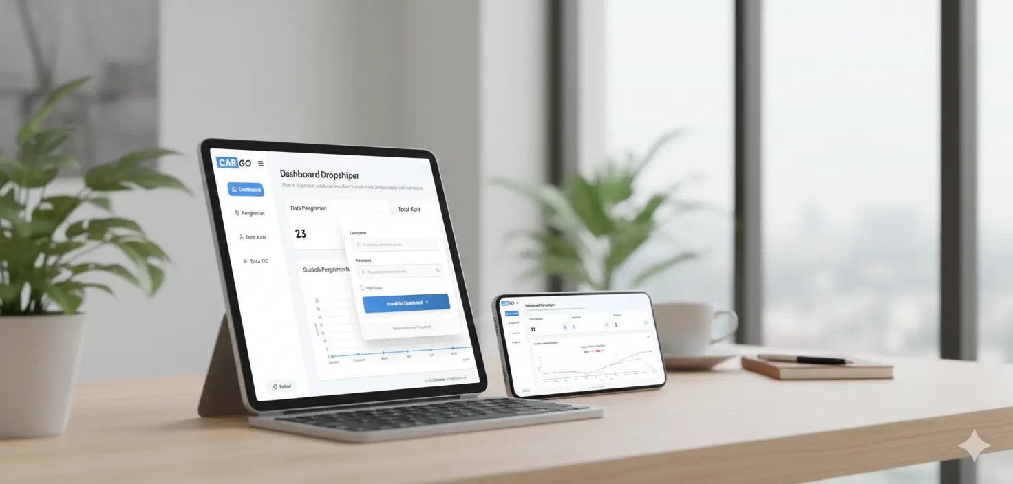 Naga Cargo Indonesia Delivery System mockup 2