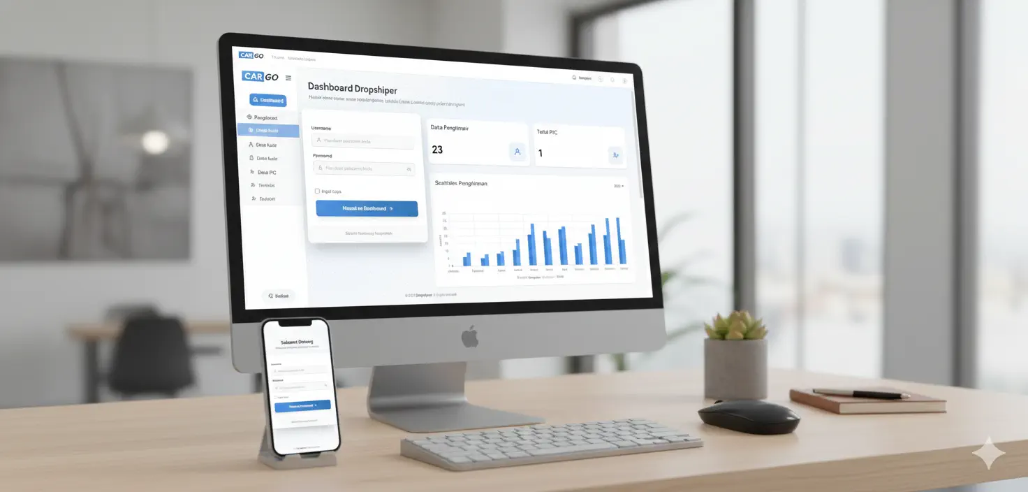 Naga Cargo Indonesia Delivery System mockup 3