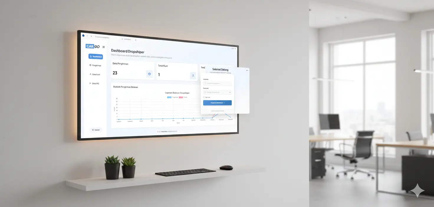 Naga Cargo Indonesia Delivery System mockup 4